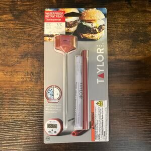 Taylor MRKT waterproof instant read antimicrobial thermometer kitchen